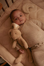 Afbeelding in Gallery-weergave laden, Little Dutch Gebreid vestje overslag Soft Beige Melee
