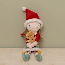 Afbeelding in Gallery-weergave laden, Little Dutch Knuffelpop Kerst Rosa 35 cm