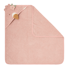 Afbeelding in Gallery-weergave laden, Little Dutch - Badcape Flamingo - Roze - 75x75 cm