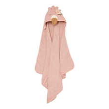 Afbeelding in Gallery-weergave laden, Little Dutch - Badcape Flamingo - Roze - 75x75 cm