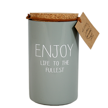 Afbeelding in Gallery-weergave laden, SOJAKAARS - ENJOY LIFE TO THE FULLEST - GEUR: MINTY BAMBOO
