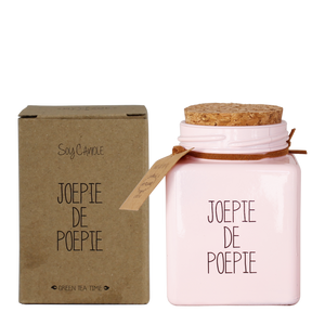 SOJAKAARS - JOEPIE DE POEPIE - GEUR: GREEN TEA TIME