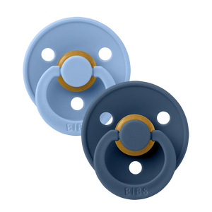 BIBS Colour speen latex 2 pack -Dusty blue/Steel blue
