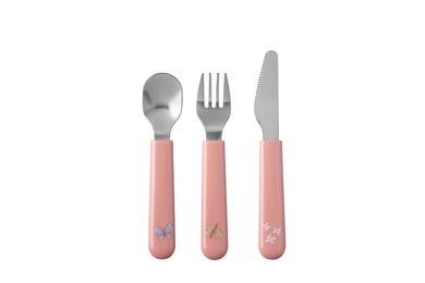 Little Dutch Kinderbestekset Mepal Mio 3-delig - Flowers & Butterflies
