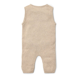 Little Dutch Gebreid boxpakje Soft Beige Melee
