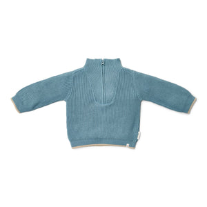 Little Dutch Gebreide trui Stone Blue