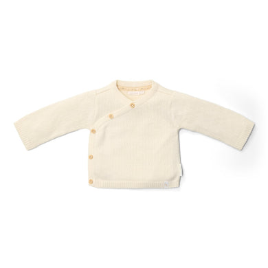 Little Dutch Gebreid vestje overslag Off White