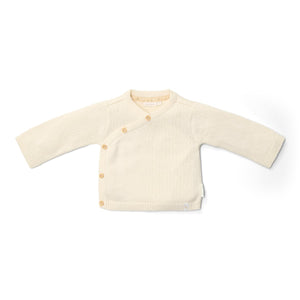 Little Dutch Gebreid vestje overslag Off White