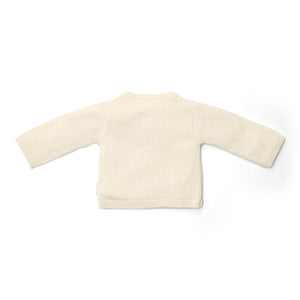 Little Dutch Gebreid vestje overslag Off White
