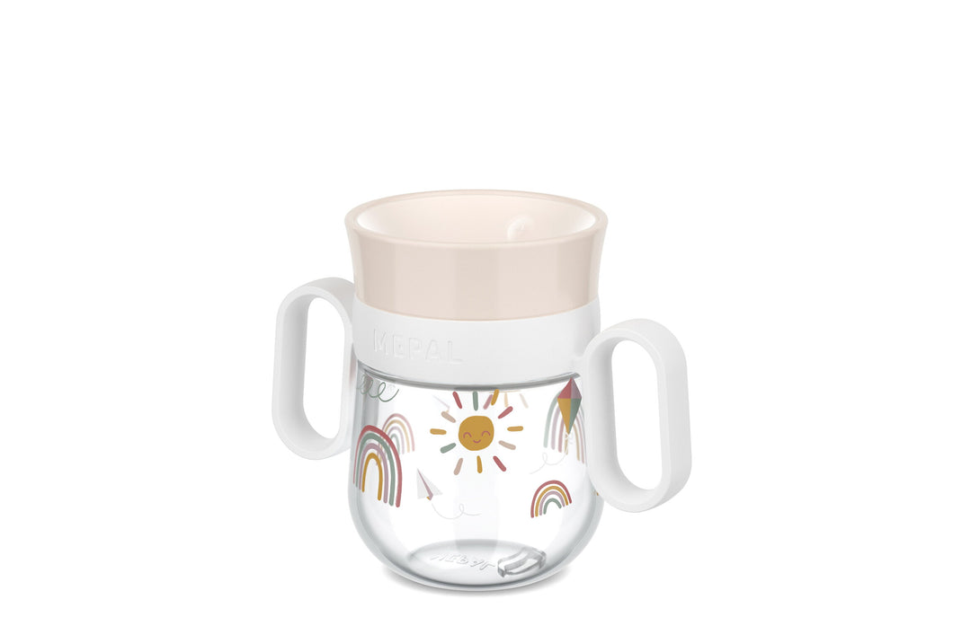 Little Dutch 360° drinkbeker Mepal Mio 200 ml - Sunshine & Rainbow