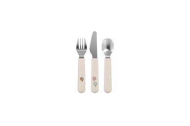Little Dutch Kinderbestekset Mepal Mio 3-delig - Sunshine & Rainbow