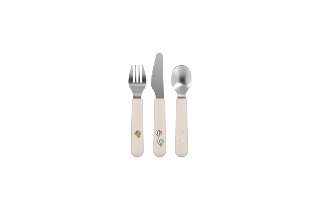 Little Dutch Kinderbestekset Mepal Mio 3-delig - Sunshine & Rainbow