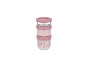 Little Dutch Stapelbare snackbox Mepal Mio 3-delig - Fairy Garden