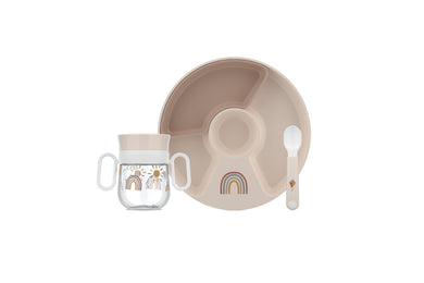 Little Dutch Babyserviesset Mepal Mio 3-delig - Sunshine & Rainbow