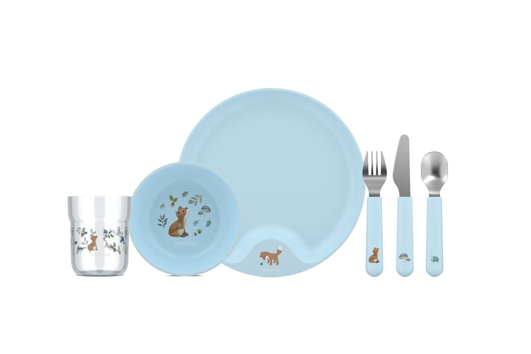Little Dutch Kinderserviesset Mepal Mio 6-delig - Forest Friends