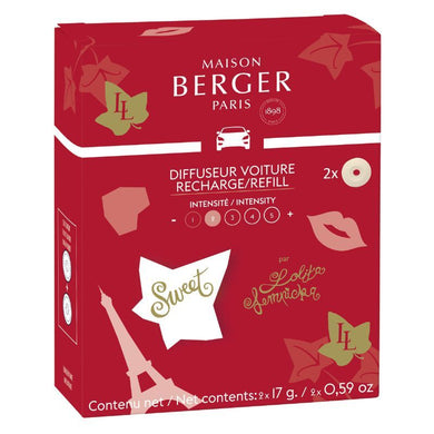 Maison Berger Navulling Autoparfum Lolita Lempicka Sweet - 2 stuks