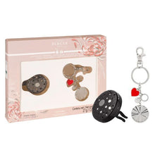 Afbeelding in Gallery-weergave laden, Maison Berger Duo Set Autoparfum Met Sleutelornament Gun Metal Liliflora