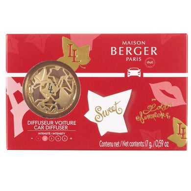 Maison Berger Autoparfum Giftset Lolita Lempicka Satin Gold - Sweet