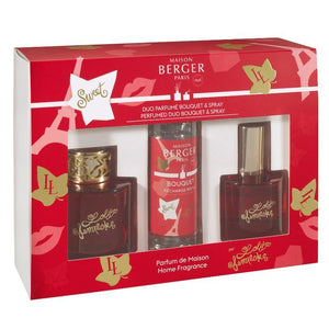 Maison Berger Mini Duo Set Lolita Lempicka Rouge Parfumsticks 80 ml + Roomspray 50 ml - Sweet