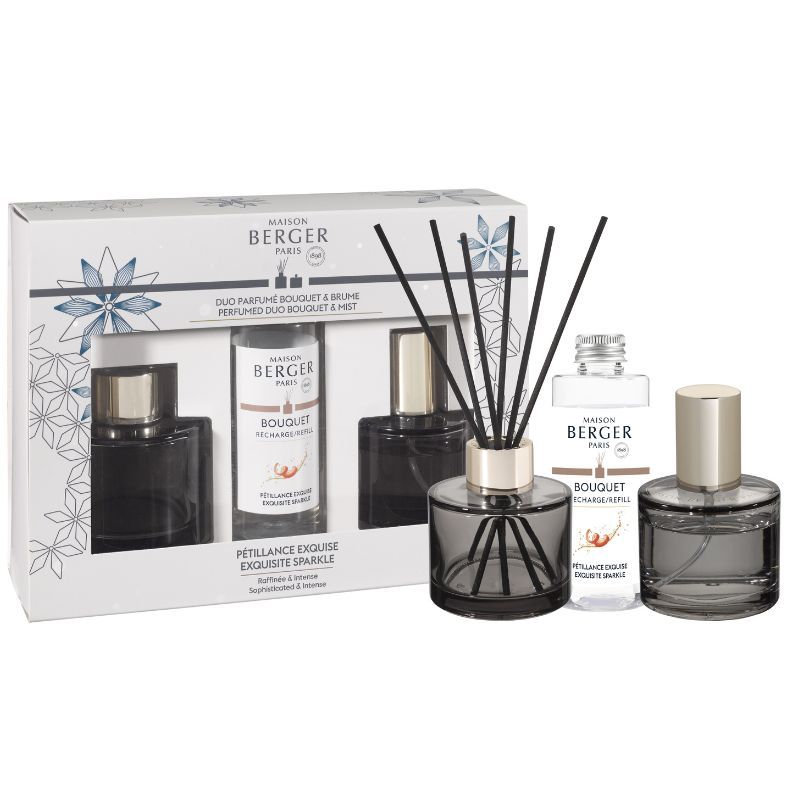 Maison Berger Mini Duo Set Rosalie Parfumsticks 80 ml + Roomspray 50 ml - Mon Premier Parfum