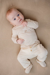 Little Dutch T-shirt lange mouw Sand