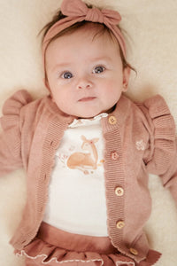 Little Dutch Gebreid vestje Fairy Pink
