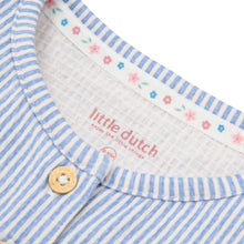 Afbeelding in Gallery-weergave laden, Little Dutch - Toddler girls Summer 26 - Kort tuinpak Denim Blue Stripe