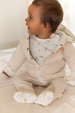 Afbeelding in Gallery-weergave laden, Little Dutch - Omkeerbaar vest beige met capuchon