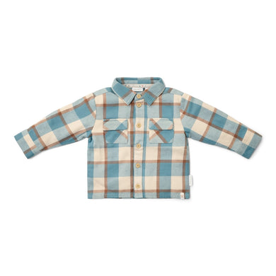 Little Dutch Overhemd Stone Blue Check