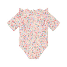 Afbeelding in Gallery-weergave laden, Little Dutch - Badpak met korte mouwen Dreamy Flowerfield