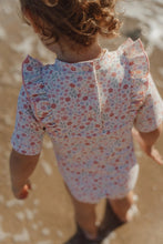 Afbeelding in Gallery-weergave laden, Little Dutch - Badpak met korte mouwen Dreamy Flowerfield