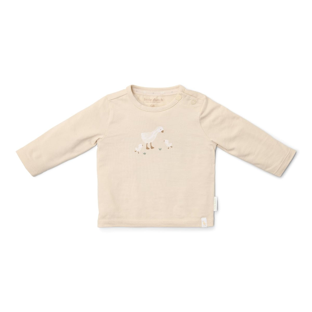 Little Dutch T-shirt lange mouw Sand