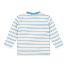 Afbeelding in Gallery-weergave laden, Little Dutch - Toddler boys Summer 26 - T- shirt lange mouw Steel Blue stripe