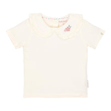 Afbeelding in Gallery-weergave laden, Little Dutch - Toddler girls Summer 26 - T-shirt korte mouw Creme