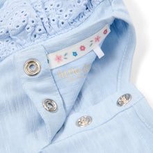 Afbeelding in Gallery-weergave laden, Little Dutch - Toddler girls Summer 26 - T-shirt korte mouw Sky Blue