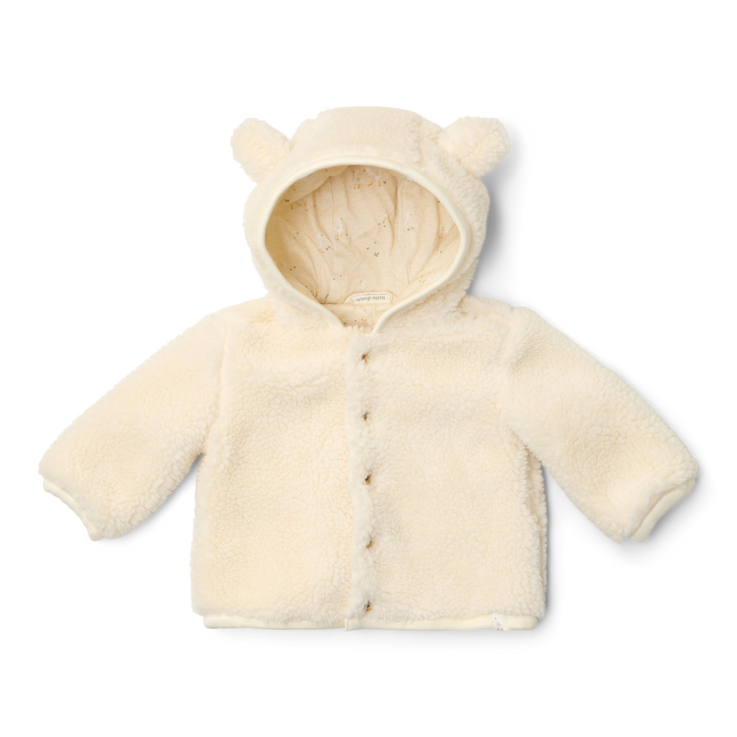 Little Dutch Teddy jasje Off White