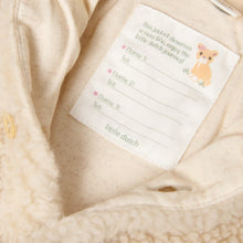 Afbeelding in Gallery-weergave laden, Little Dutch - Newborn Winter W26 Teddy vestje Sand Flowers