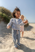 Afbeelding in Gallery-weergave laden, Little Dutch - Toddler girls Summer 26 - Blouse lange mouw Denim Blue Stripe