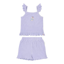 Afbeelding in Gallery-weergave laden, Little Dutch - Top en short Dreamy Purple