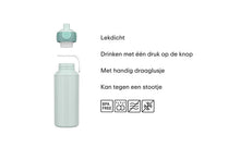 Afbeelding in Gallery-weergave laden, Little Dutch Drinkfles Mepal pop-up Campus 400 ml - Fairy Garden