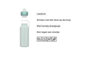Little Dutch Drinkfles Mepal pop-up Campus 400 ml - Fairy Garden