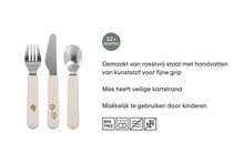 Afbeelding in Gallery-weergave laden, Little Dutch Kinderbestekset Mepal Mio 3-delig - Flowers &amp; Butterflies