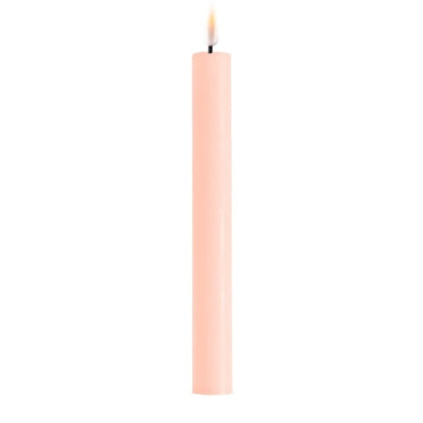 Light Pink LED Dinner Candle D: 2,2 * 24 cm (2 pcs.)