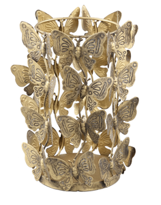 PTMD - Butterfly Gold windlicht vlinders