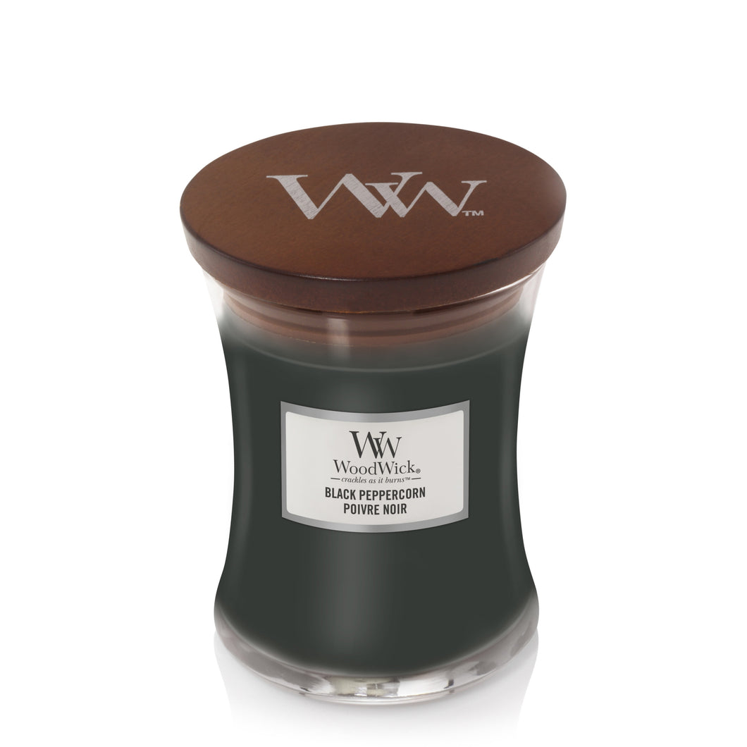 WoodWick Black Peppercorn Medium Candle