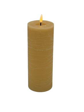 Mansion - Led Pillar Candle 7.5*20cm Sand