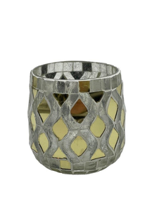 Mansion - Glass Votive Mosaic Thorium 10cm