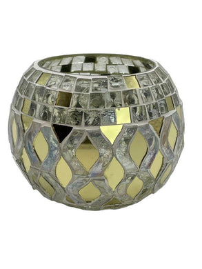 Mansion - Glass Ball Votive Mosaic Thorium 12cm