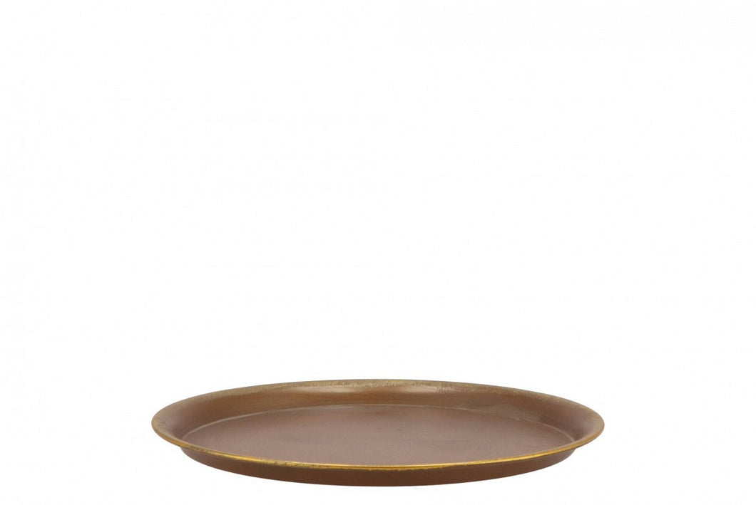 Tosca plate goud 25cm