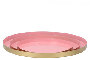 Marrakech k light pink plate 33x2cm